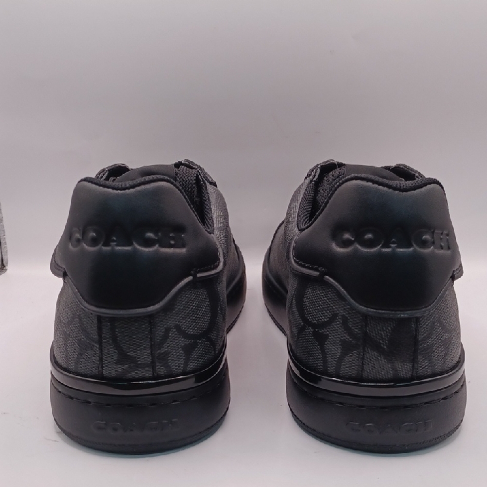 NEW Coach High Line Signature Sneaker-Charcoal/Black Men Size 9D US G4949 - Picture 3 of 16